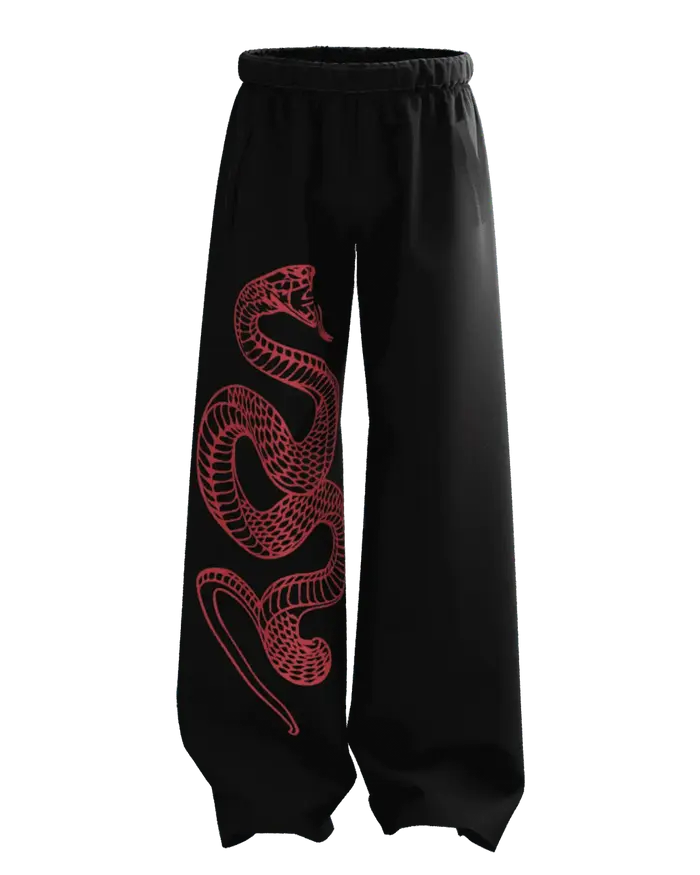 Pythonic Unisex Straight fit baggy pants
