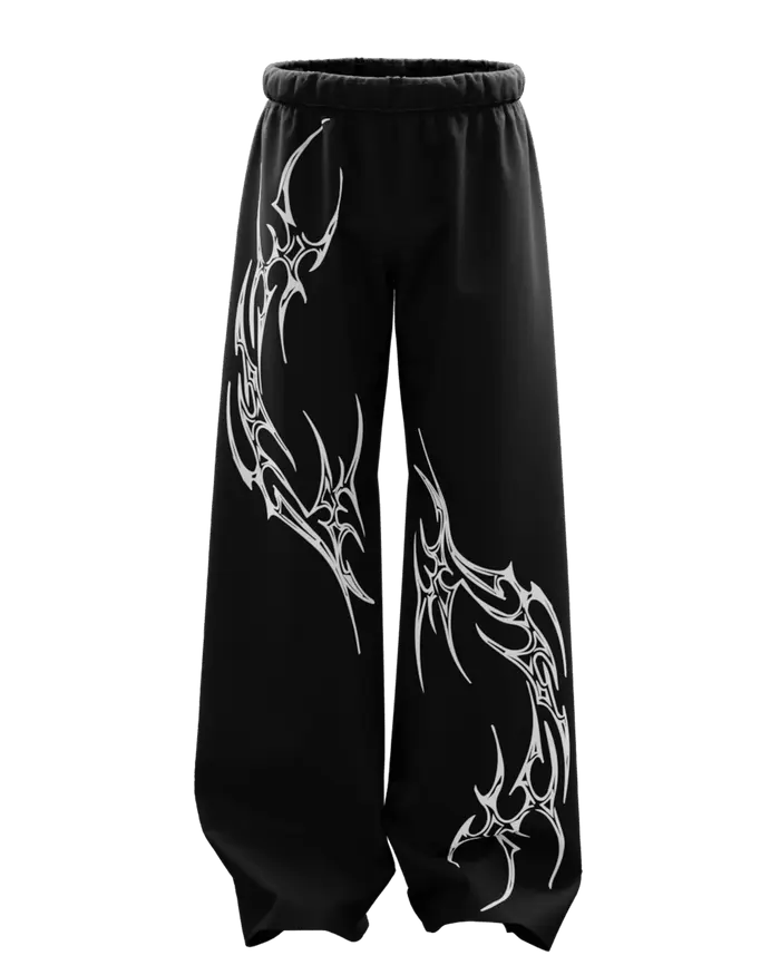 Raudra unisex straight fit baggy pants