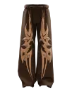  Razor Brown Straight Fit Baggy Pants