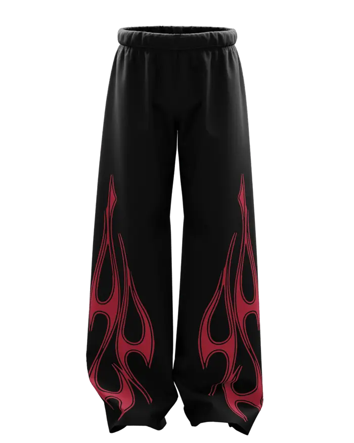Heat Unisex Straight Fit Baggy Pants 
