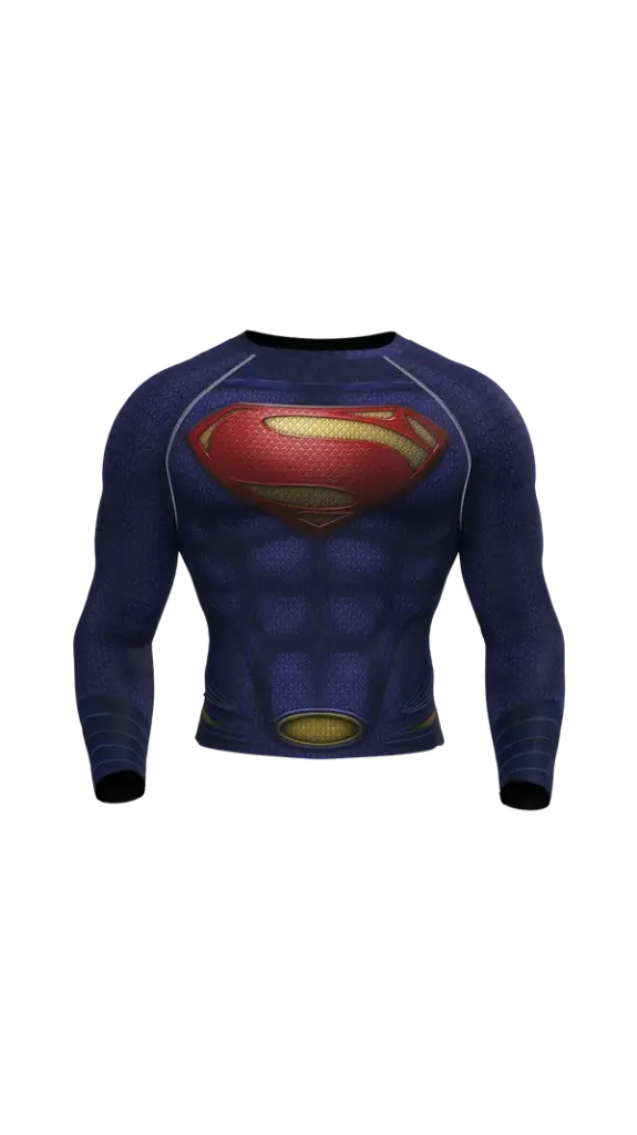 Superman suit blue