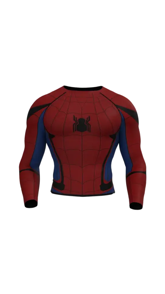 Red Spiderman suit 