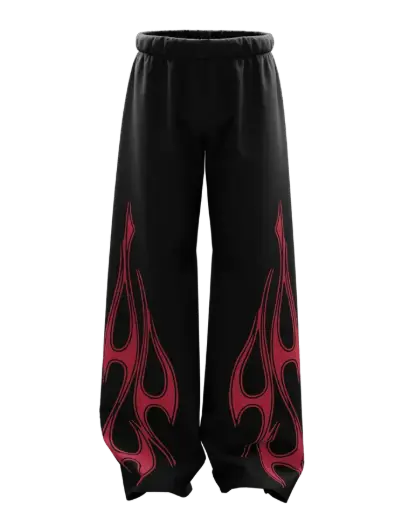 Heat Unisex Straight Fit Baggy Pants 