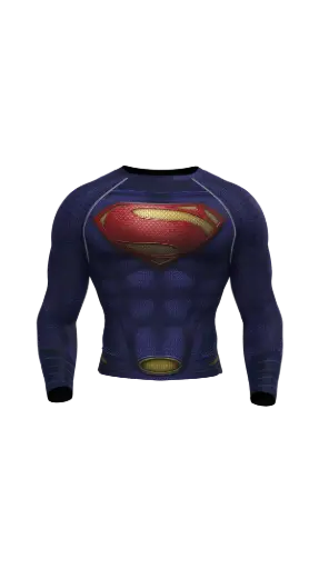 Superman suit blue