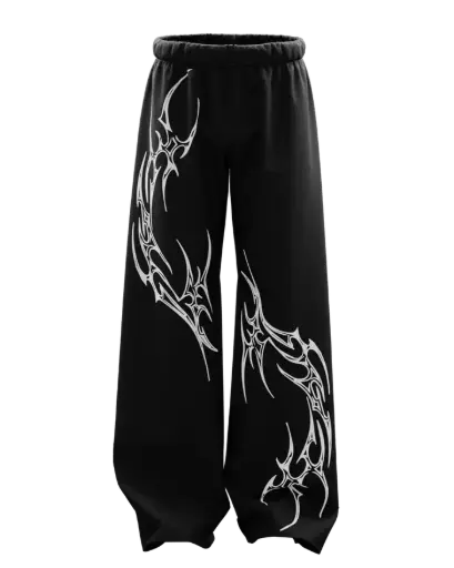 Raudra unisex straight fit baggy pants